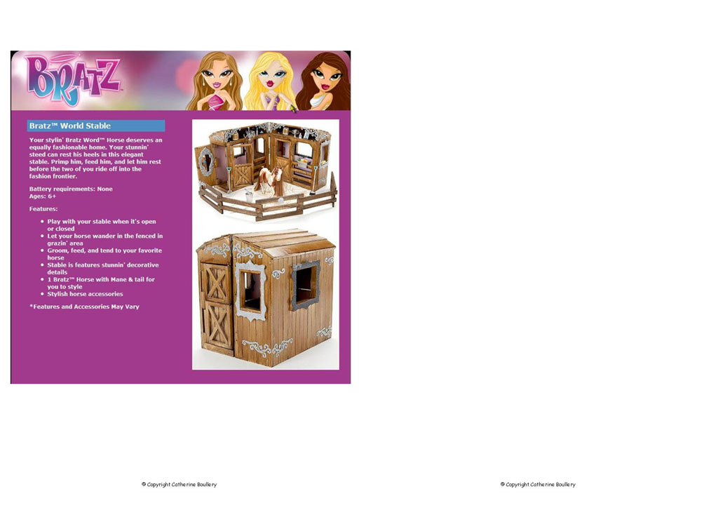 Bratz Catalogues